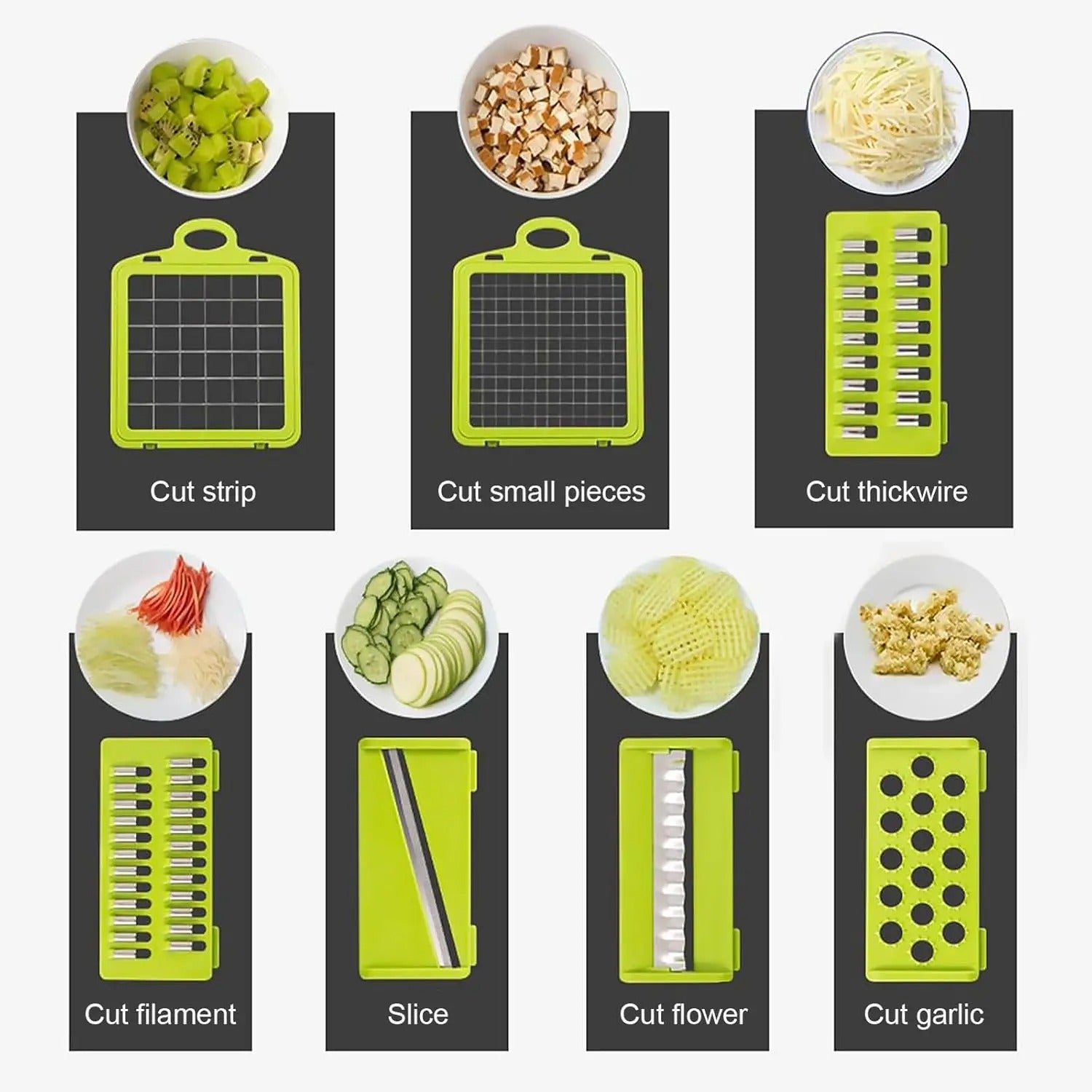 QuickSlice Pro™ – Professional 12-in-1 Vegetable Chopper & Multi-Function Kitchen Slicer